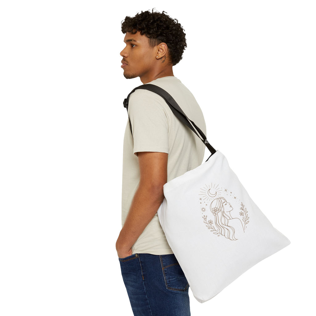 Adjustable Celestial Tote Bag | Personalization possible | Multiple Sizes