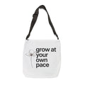 Adjustable Grow at Your Own Pace Tote Bag | Personalization possible | Multiple Sizes