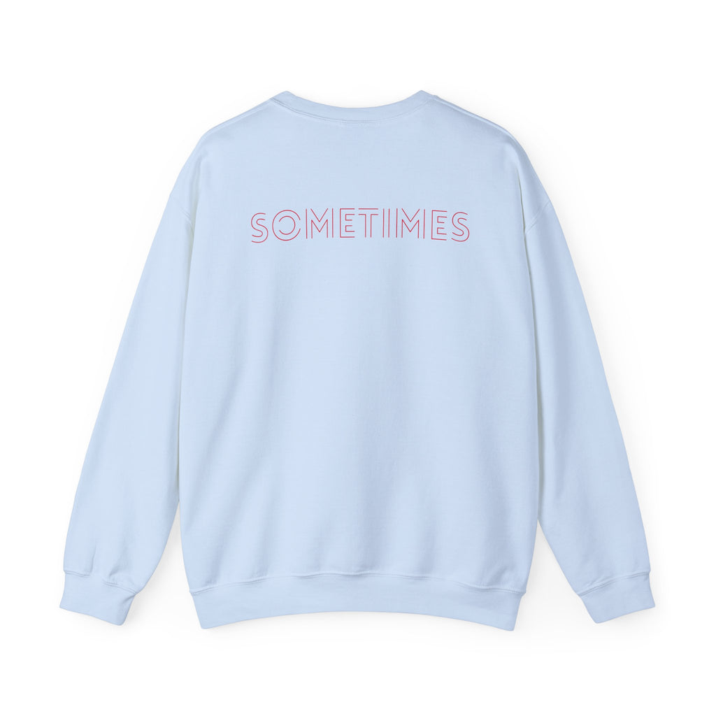 Anti Social Sometimes Sweatshirt with front and back print | Multiple Colors
