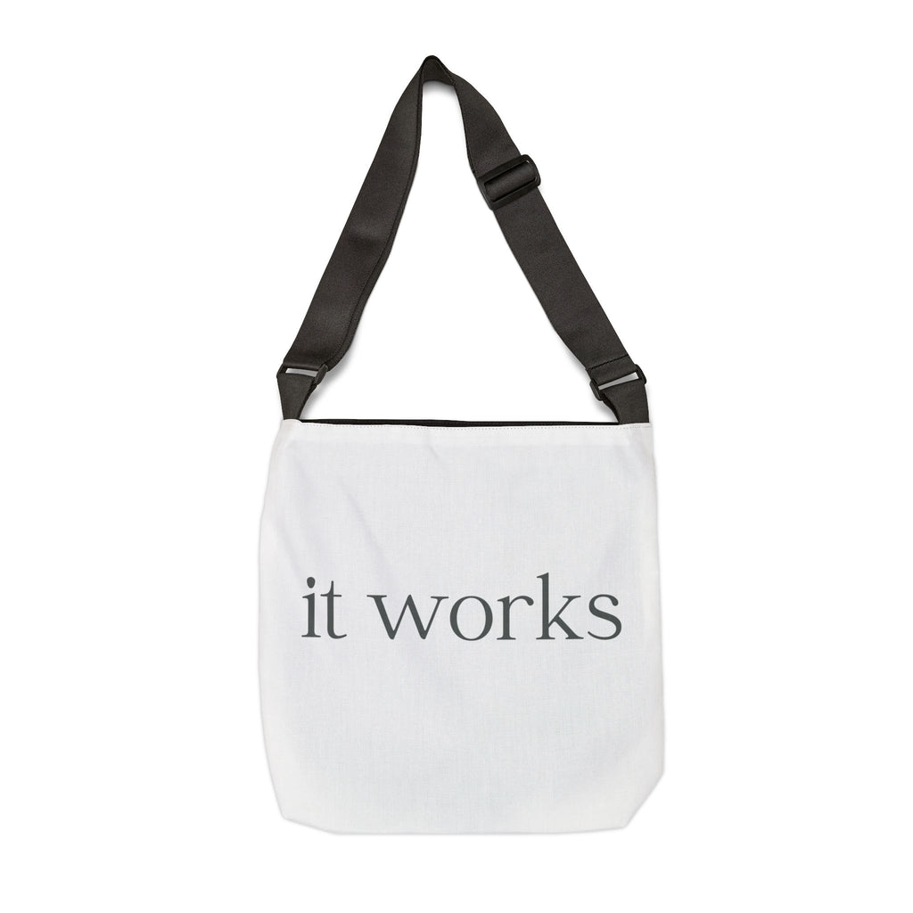 Adjustable Stay Delulu It Works Tote Bag | Personalization possible | Multiple Sizes