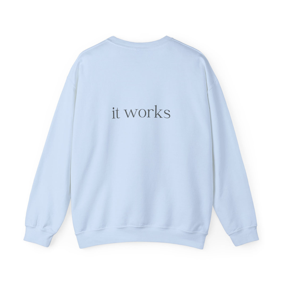 Stay Delulu Sweatshirt with front and back print | Multiple Colors