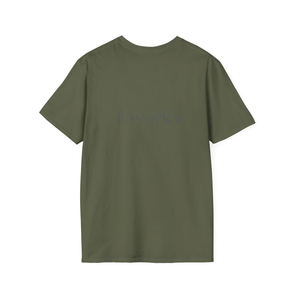 Stay Delulu It Works T-Shirt with front and back print | Multiple Colors